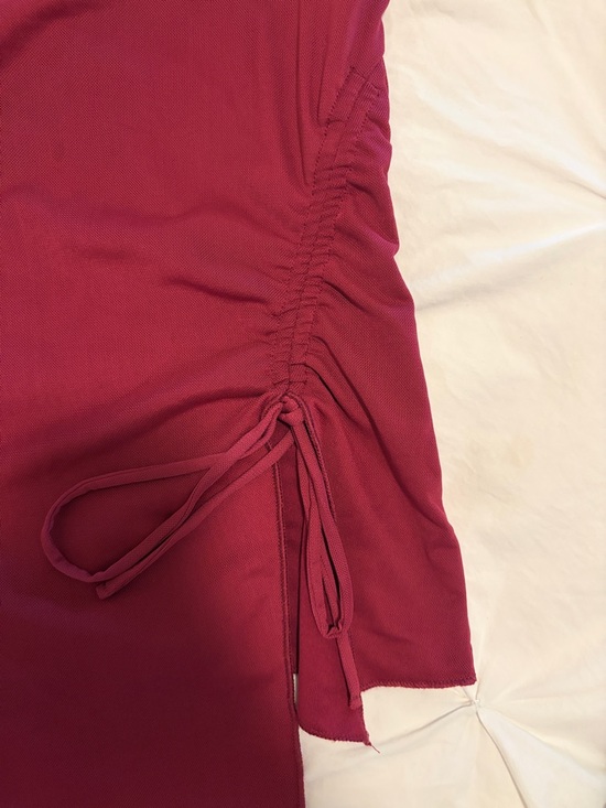 Garage Ruched Side Drawstring Tube Top - Picture 2 of 4